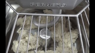 Spiral mixer  producing a low hydrated dough [upl. by Aihseket]