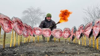 This Is How Fish Was Fried 3000 Years Ago Delicious Life In A Mountain Village [upl. by Notxed]