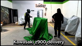 Finally Apni Z900 Ki delivery 20 le li guys😍 Kawasaki Lesley 💚 [upl. by Mogerly453]