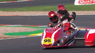 British Sidecar Championship 2024 Round 2 Donington  Race 2 [upl. by Naimaj]