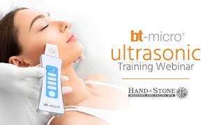 Estheticians Canada btmicro Ultrasonic EST Training Webinar [upl. by Rettuc798]