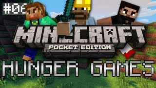 HUNGER GAMES w NexyPL and ShnunGames  Minecraft Pocket Edition  Ep 06 [upl. by Ytisahc]