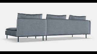 SÖDERHAMN 4seat sofa 1  Ecommerce  3DModel [upl. by Ahsaeym]