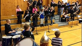 Searsport District High School Band Feb 5 2015 [upl. by Atileda]