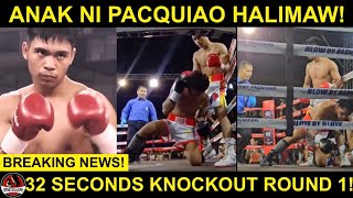 BREAKING Eman Bacosa Pacquiao PANALO 1st Round KNOCKOUT  Sam Goodman amp Liam Wilson PANALO [upl. by Ligetti]