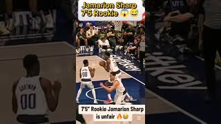 Jamarion Sharp 75 rookie is so unfair 😱😅🏀🔥 nba rookie jamarionsharp [upl. by Lleihsad]