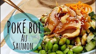 RECETTE POKE BOWL AU SAUMON OU CREVETTES OU POULET RÔTI [upl. by Mitzi]