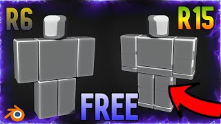 Free R6 amp R15 Rigs for Blender  Roblox [upl. by Nibor]