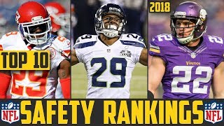 NFL SAFETY RANKINGS 2018  NFL TOP 10 SAFETIES 2018 Harrison Smith Earl Thomas Kevin Byard [upl. by Archie]