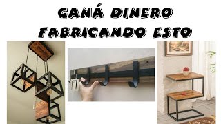 🎯10 ideas para fabricar en casa con hierro y madera [upl. by Asilet]