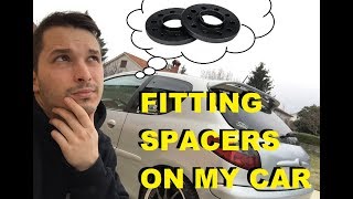 FITTING SPACERS on Peugeot 206 VLOGMAS [upl. by Ettari]