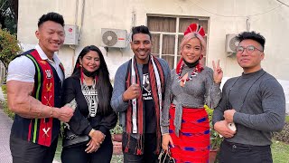 Angami Naga SEKRENYI festival 2022 in Delhi  Naga wrestling local zutho  Lee Vlog  Ep 12 [upl. by Ardnaek]