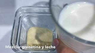 Mascarilla de grenetina y leche [upl. by Ayikan191]