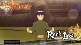 NARUTO SHIPPUDEN Ultimate Ninja STORM 4  Memory Fragment Rock Lee vs Gaara [upl. by Drallim]