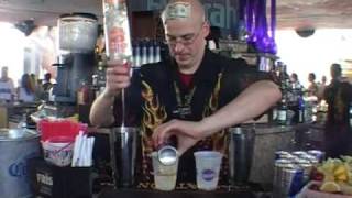 WORLDS FASTEST FLAIR BARTENDER FLIPPY MORRIS HARRAHS LAS VEGAS USA [upl. by Socrates]