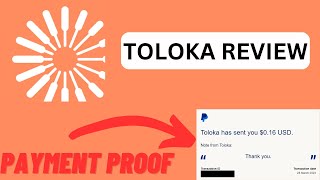 Toloka Full Review With Payment Proof [upl. by Alegnave]