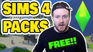 How to ACTUALLY get SIMS 4 Packs for FREE in 2024 😍 ALL Packs for Free in Sims 4 SAVE [upl. by Ariamoy799]