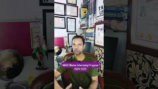 NHRC Winter Internship Program 2024 Notification nhrc internship2024 youtubeshorts [upl. by Lattonia493]