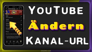 YouTube App Ändern Sie den Benutzernamen Handle Link Ihres YouTube Kanals [upl. by Brosy]