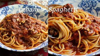 How to make Lebanese Spaghetti [upl. by Ahsinej]