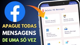 COMO APAGAR TODAS AS MENSAGENS DO FACEBOOK DE UMA SÓ VEZ 2024 [upl. by Ahtera948]