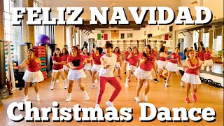 FELIZ NAVIDAD  Christmas dance  Dance Fitness Zumba [upl. by Strepphon]