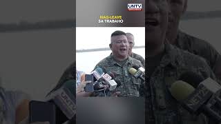 Wescom chief nag file ng leave of absence pero walang kinalaman sa China claim sa WPS – AFP [upl. by Eihctir]