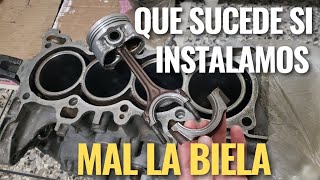 BIELA DEL PISTON MAL INSTALADA [upl. by Seta587]