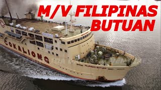 Aerial Ship Chase ft MV Filipinas Butuan  Cokaliong Shipping Lines  Anno Domini Beats [upl. by Orlando]