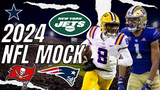 2024 NFL Mock Draft l With Updated NFL Draft Order [upl. by Eimile221]