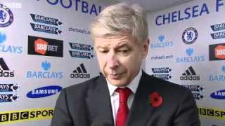 Arsene wenger Post Match Interview Chelsea 35 Arsenal [upl. by Bruckner269]