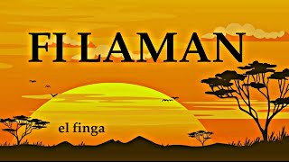 el finga  FI LAMANE  lyrics vidéo prod by NAJPROD [upl. by Lekkim865]