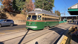 SEPTA PCC trolleys at the Philadelphia Zoo [upl. by Aynodal]