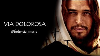 Via Dolorosa Piano Cover with Lyrics Piano Karaoke [upl. by Atselec]