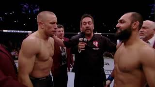 Georges St Pierre VS Johnny Hendricks FULL FIGHT [upl. by Yadroc220]