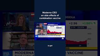 Moderna CEO on side effects of combination vaccine [upl. by Ainevuol643]