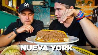 Arepa cachapa tequeños rellenos empanadas  Probando comida venezolana en Brooklyn [upl. by Noryd]