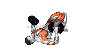 The BEST Chest Workout at Home DUMBBELL WORKOUT [upl. by Aihsened]