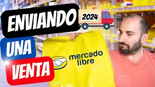 ¿Cómo enviar una venta a una agencia de MercadoLibre FACIL Y RAPIDO PASO A PASO 2024 [upl. by Edelson]