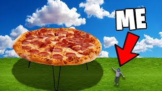 Robby Tries DIY TIKTOK LIFE HACKS 🍕🍕 DIY GIANT PIZZA EPOXY RESIN TABLE [upl. by Yelkao]