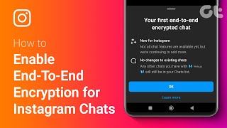 How to Enable End To End Encryption for Instagram Chats  Full Guide  Guiding Tech [upl. by Drarreg]