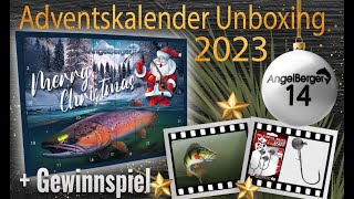 Unboxing 2023 Angel Berger Türchen 14 Adventskalender Vorstellung Weihnachtskalender Angelkalender [upl. by Opiak]