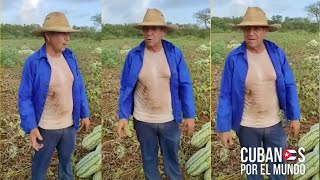 ¿Quiénes son los que bloquean al pueblo cubano Campesino denuncia que va a perder su cosecha [upl. by Karie]