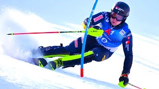 FIS Alpine Ski World Cup  Mens Slalom Run 1  Kitzbühel AUT  2024 [upl. by Ehtyde652]