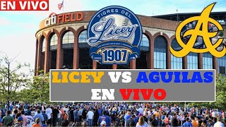 AGUILAS VS LICEY EN VIVO LA PREVIA CHOQUE DE TITANES beisbol baseball mlb licey mets [upl. by Ellehcsar]