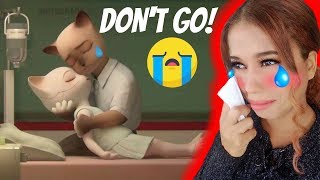 TRY NOT TO CRY CHALLENGE  REACTING TO SADDEST ANIMATION ON YOUTUBE 2 [upl. by Poulter598]