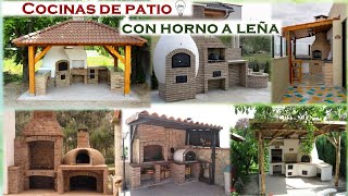 Cocinas de Patio con horno de leña [upl. by Aicemat]