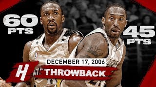 The Game Gilbert Arenas Scored 60 POINTS vs Kobe Bryant EPIC Duel Highlights  December 17 2006 [upl. by Laurella]