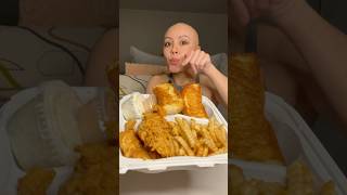 RAISING CANES ASMR MUKBANG🍗shorts [upl. by Conlan]