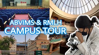 ABVIMS amp Dr RML Hospital Campus Tour  2021 [upl. by Nlocnil]